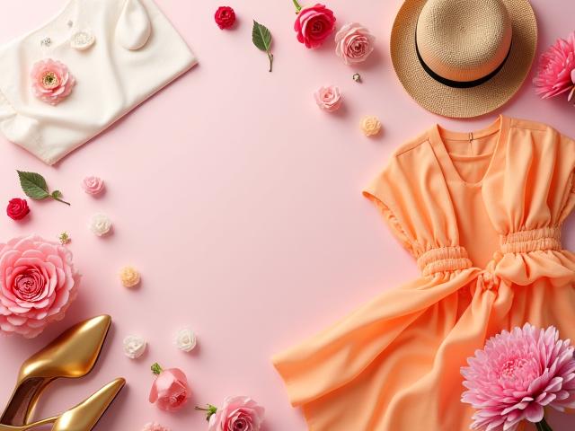 鮮やかなファッションアイテムのInstagramキャンペーン画像