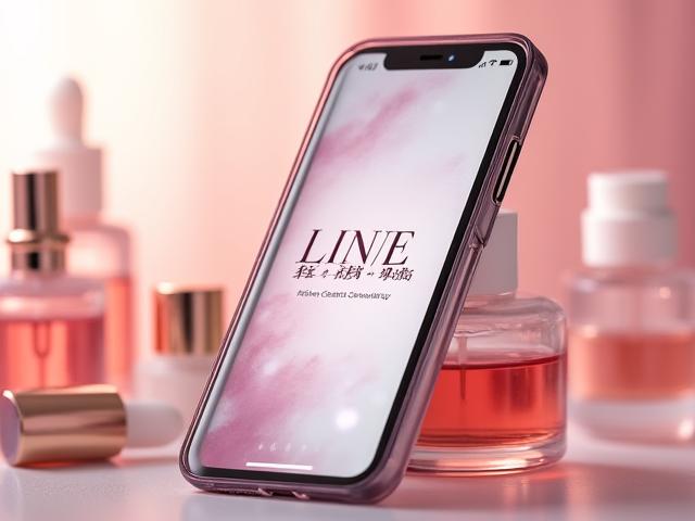 美容製品のLINE公式アカウントのプロモーション画像