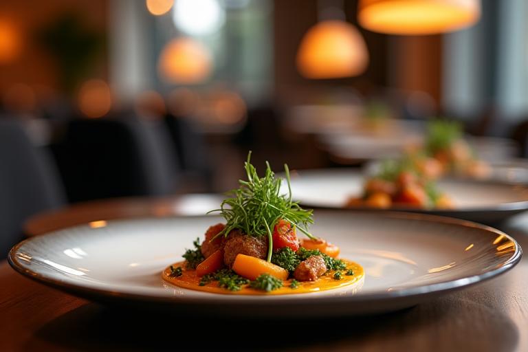 高級レストランのSNSキャンペーンの成功事例を示す画像